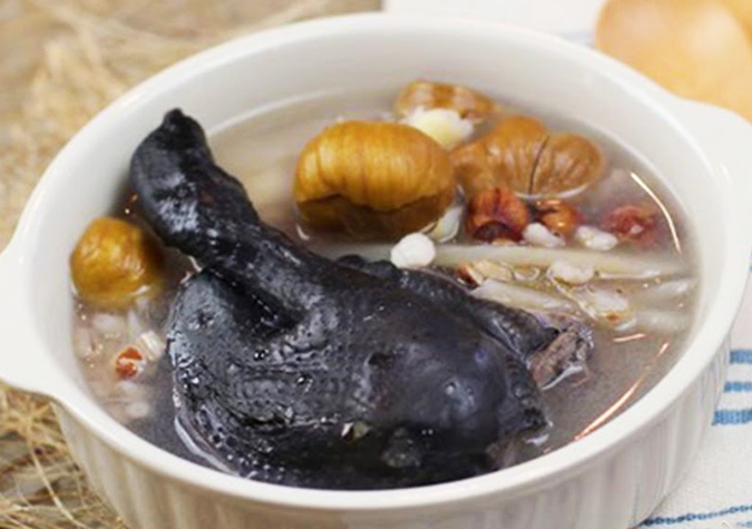 Gà ác hầm